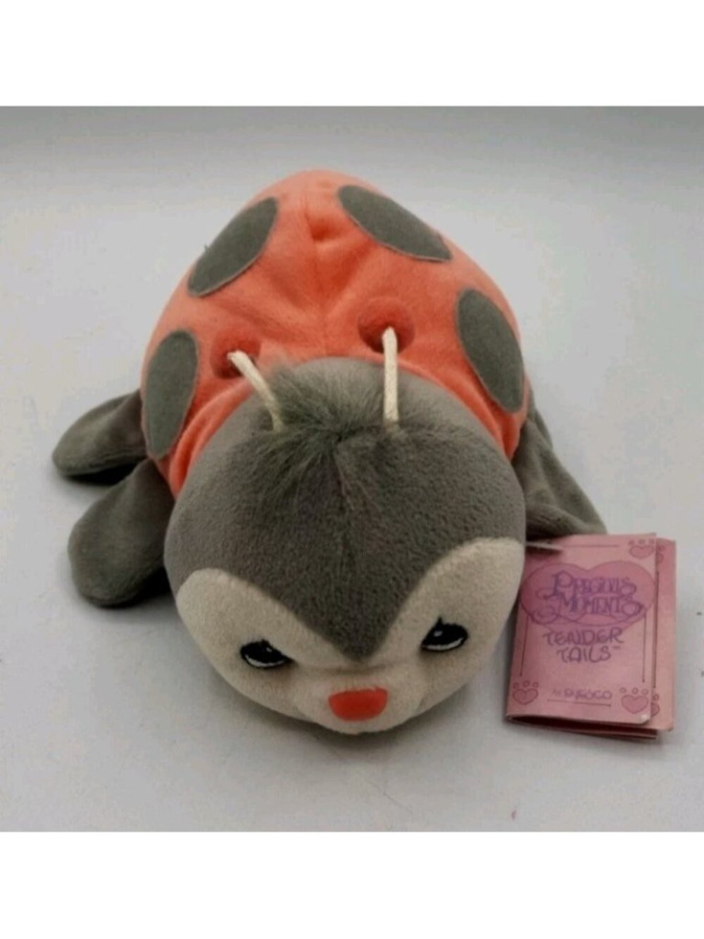 Precious Moments Tender Tails Ladybug Vintage 1998 Plush Stuffed NEW with Tag